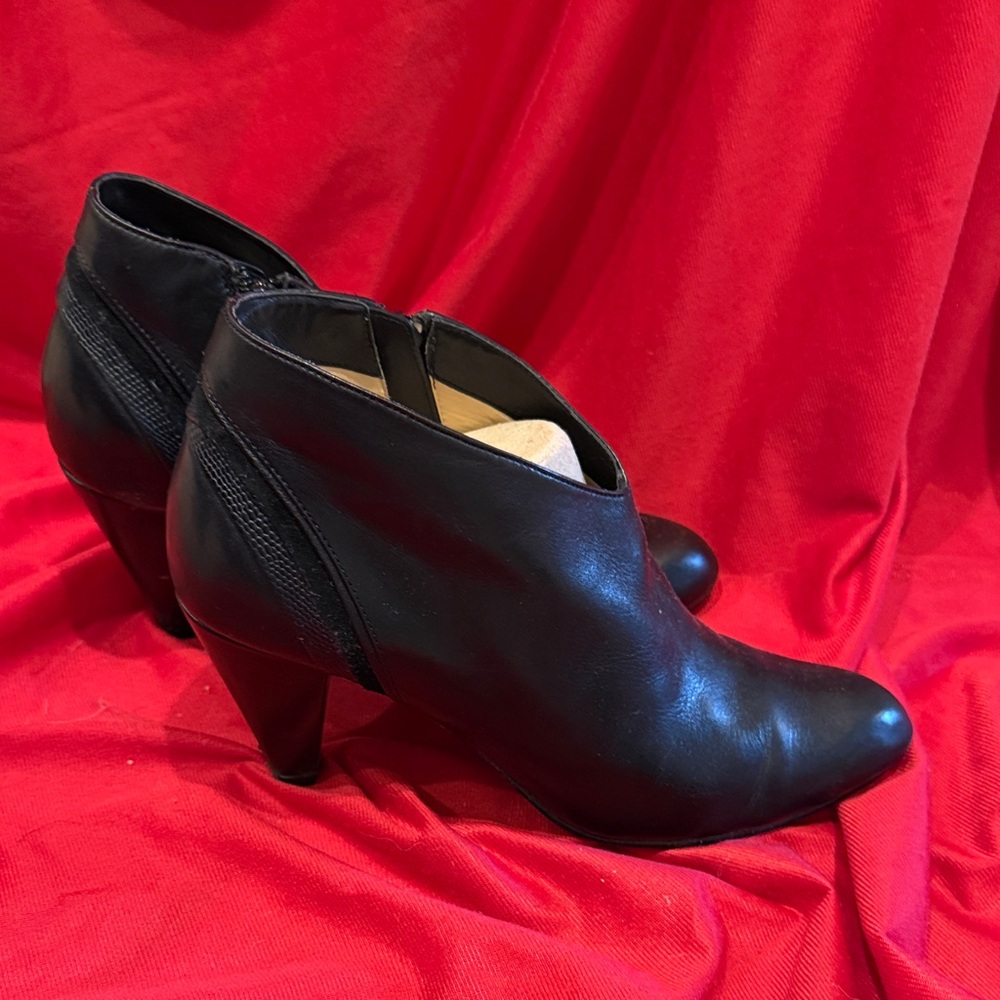 Cole Haan Black Heeled Boots
